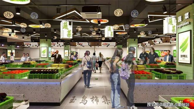 88858cc永利集团玉鸟墟市聪慧农贸市场摊位商店装修状况-开业工夫(图4)